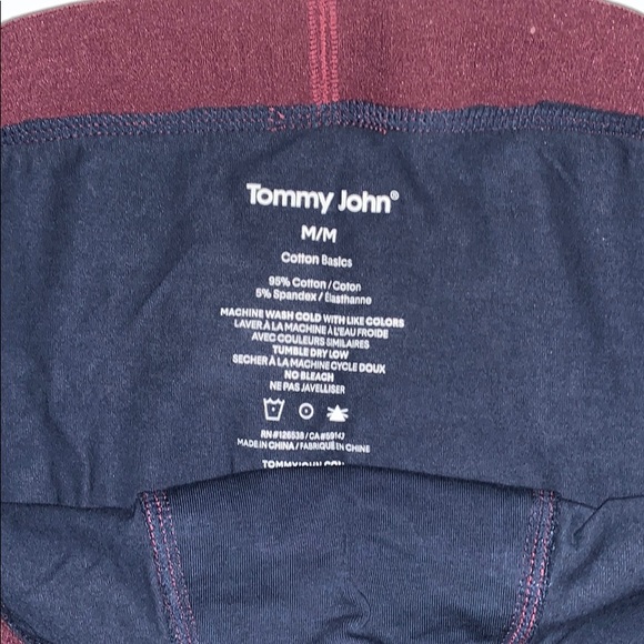 NWOT Tommy John Boxer cotton basics size M - Picture 3 of 3